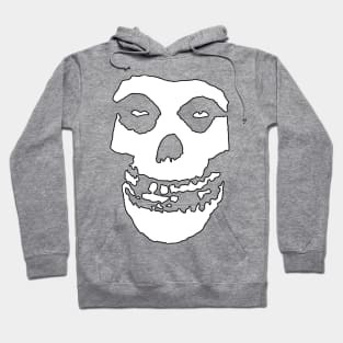Crimson Ghost - White Solid Hoodie